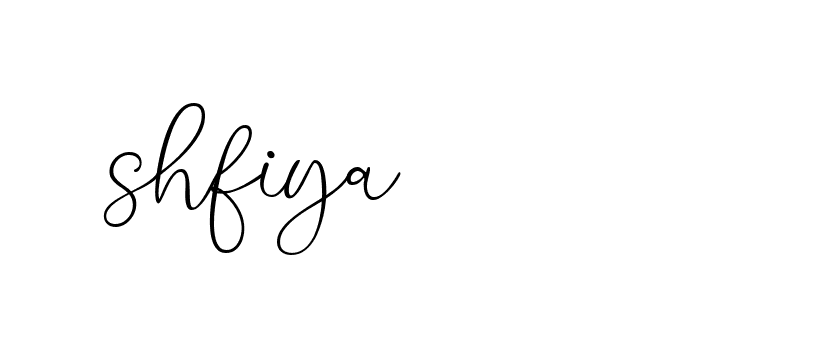 Signature of shfiya-