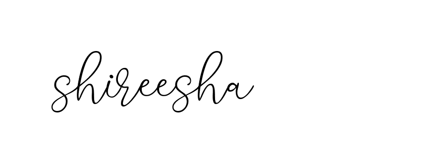 Signature of shireesha