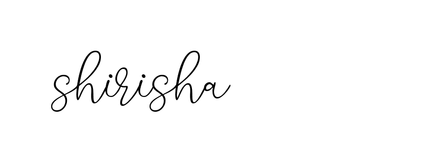 Signature of shirisha-