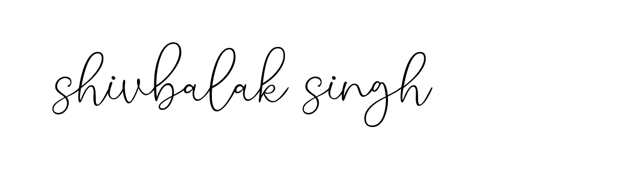 Signature of shivbalak-singh