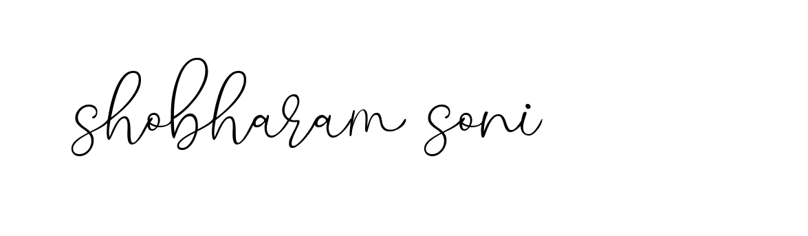 Signature of shobharam-soni