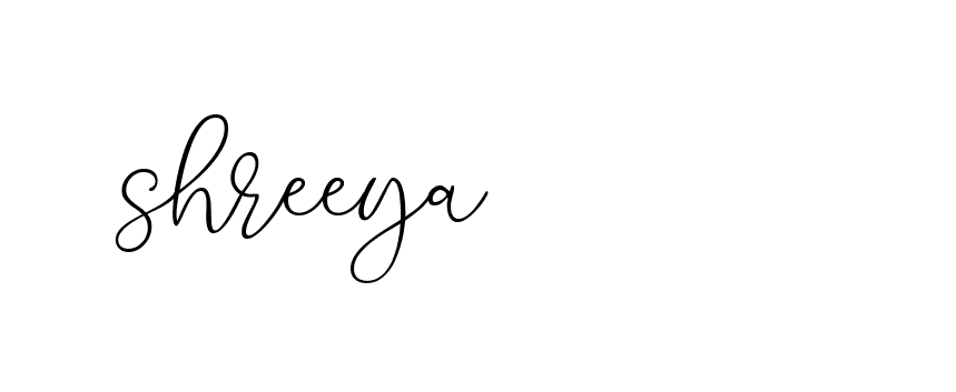 Signature of shreeya-