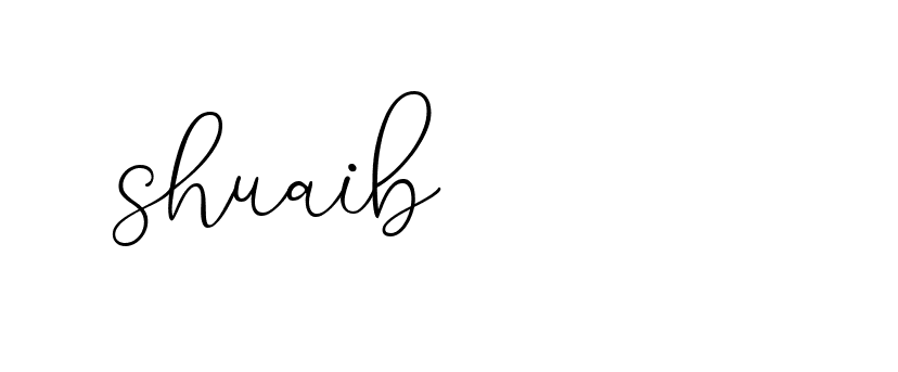 Signature of shuaib-