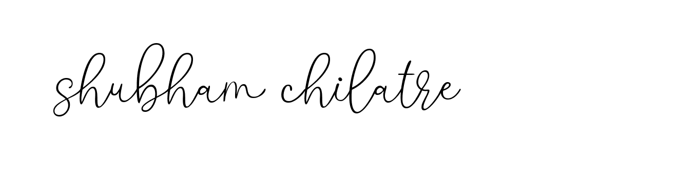 Signature of shubham-chilatre-