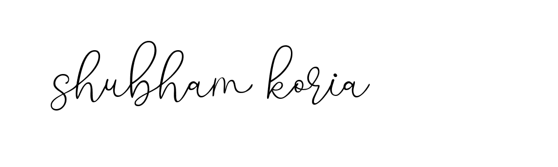 Signature of shubham-koria