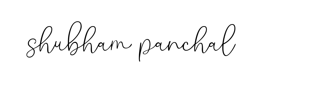 Signature of shubham-panchal