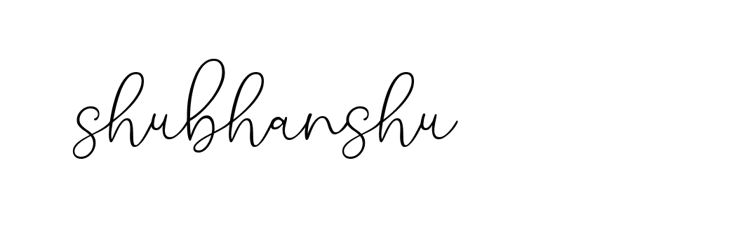 Signature of shubhanshu