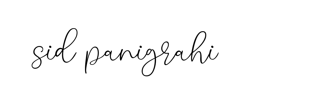 Signature of sid-panigrahi