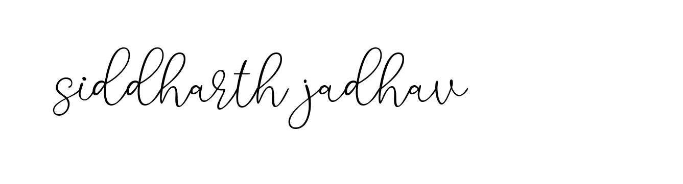 Signature of siddharth-jadhav-