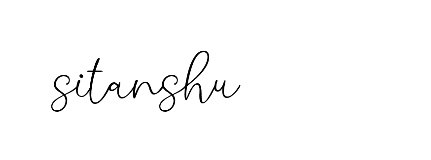 Signature of sitanshu