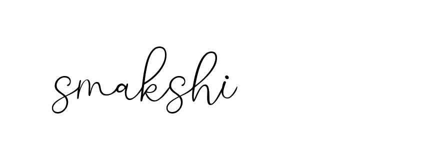 Signature of smakshi