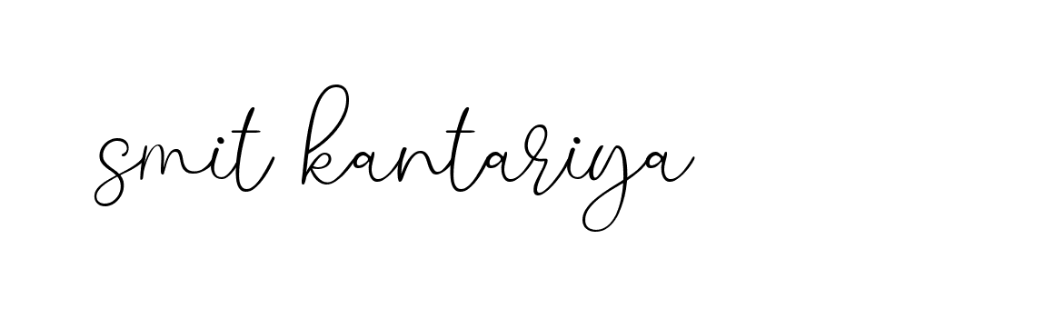 Signature of smit-kantariya