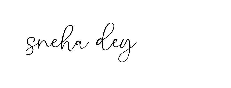 Signature of sneha-dey