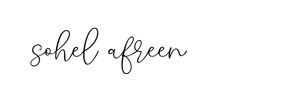 Signature of sohel-afreen