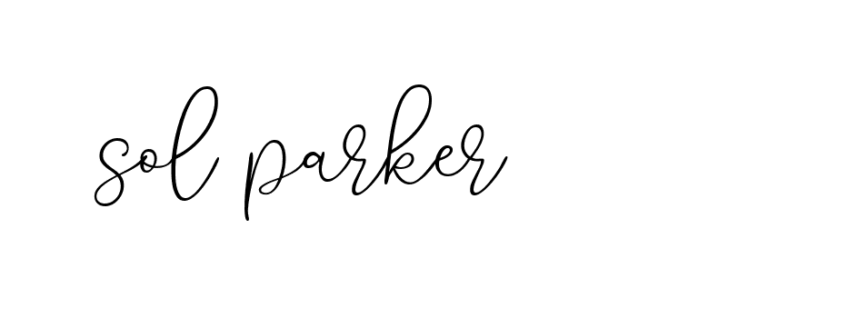 Signature of sol-parker