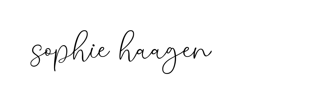 Signature of sophie-haagen-