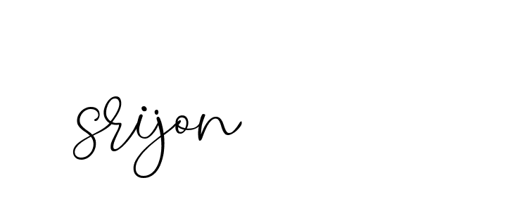 Signature of srijon