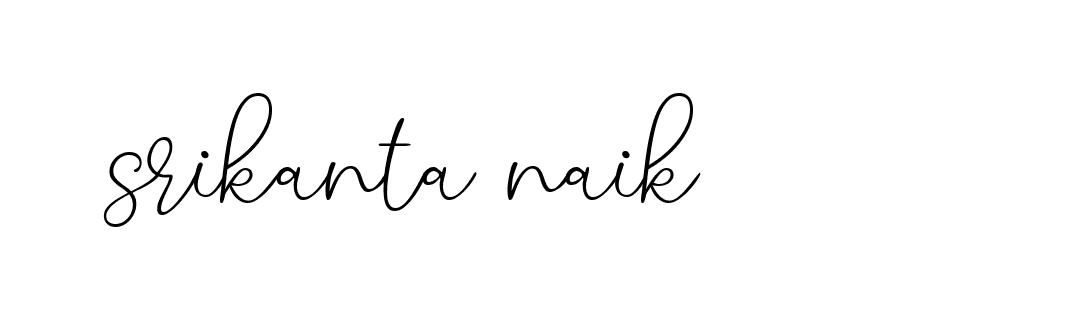 Signature of srikanta-naik