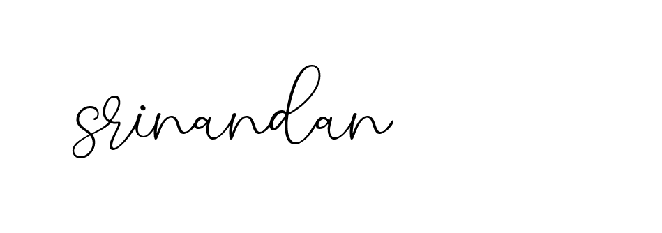 Signature of srinandan