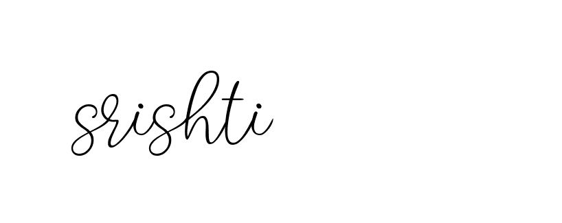 Signature of srishti-