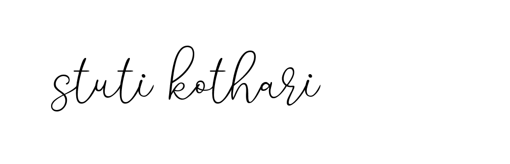 Signature of stuti-kothari