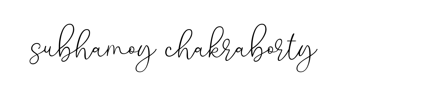 Signature of subhamoy-chakraborty