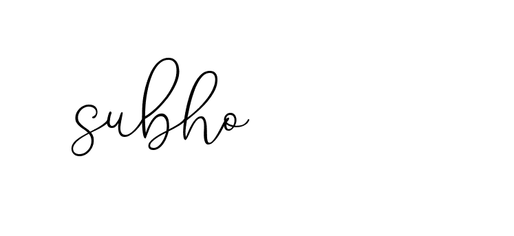 Signature of subho