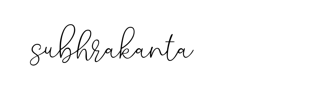 Signature of subhrakanta-