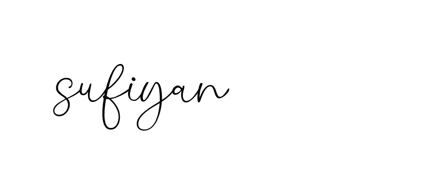 Signature of sufiyan-