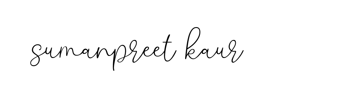 Signature of sumanpreet-kaur