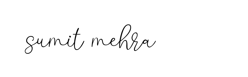 Signature of sumit-mehra