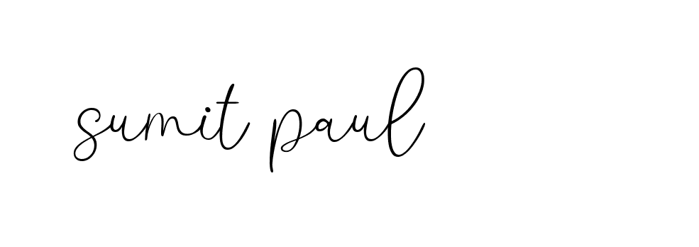 Signature of sumit-paul