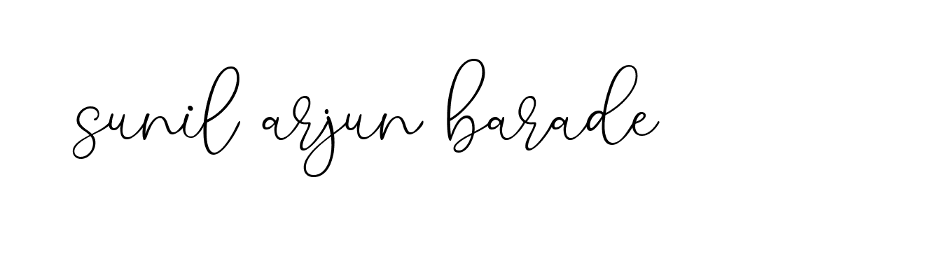 Signature of sunil-arjun-barade