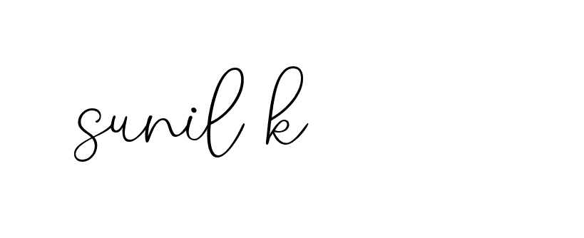 Signature of sunil-k