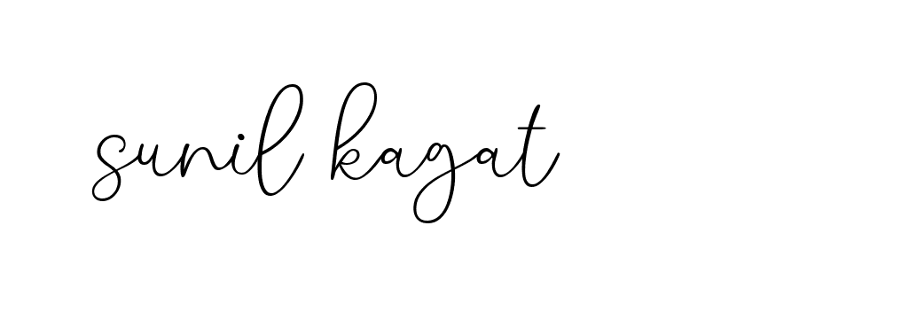 Signature of sunil-kagat