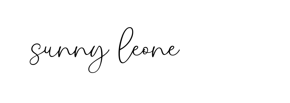 Signature of sunny-leone