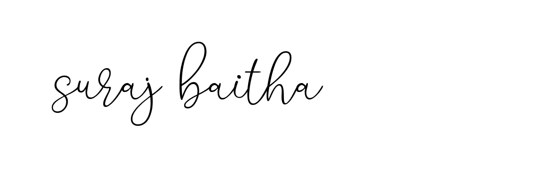 Signature of suraj-baitha-