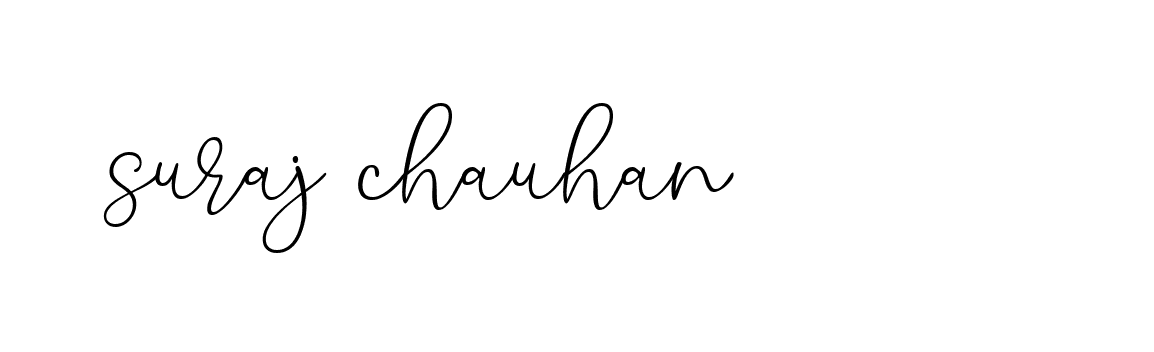 Signature of suraj-chauhan-