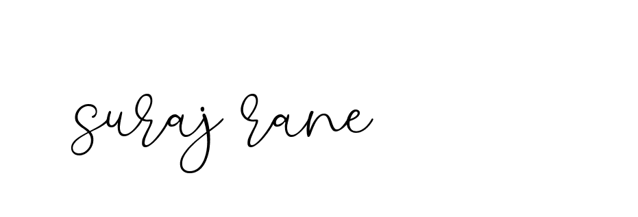 Signature of suraj-rane