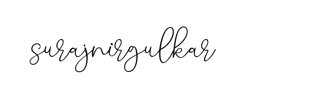 Signature of surajnirgulkar