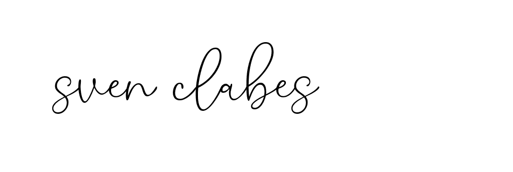 Signature of sven-clabes