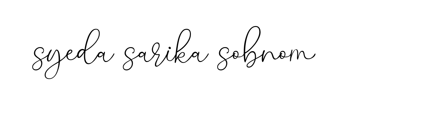 Signature of syeda-sarika-sobnom-