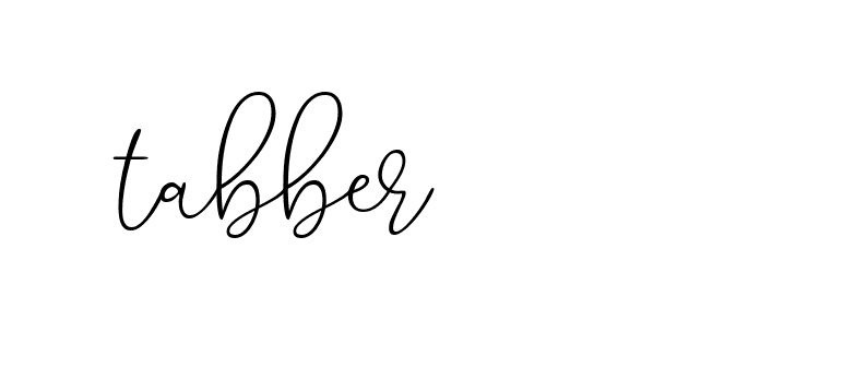 Signature of tabber