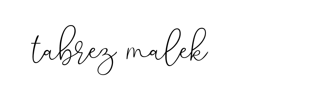 Signature of tabrez-malek