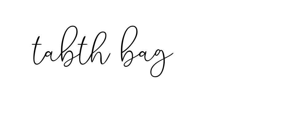 Signature of tabth-bag