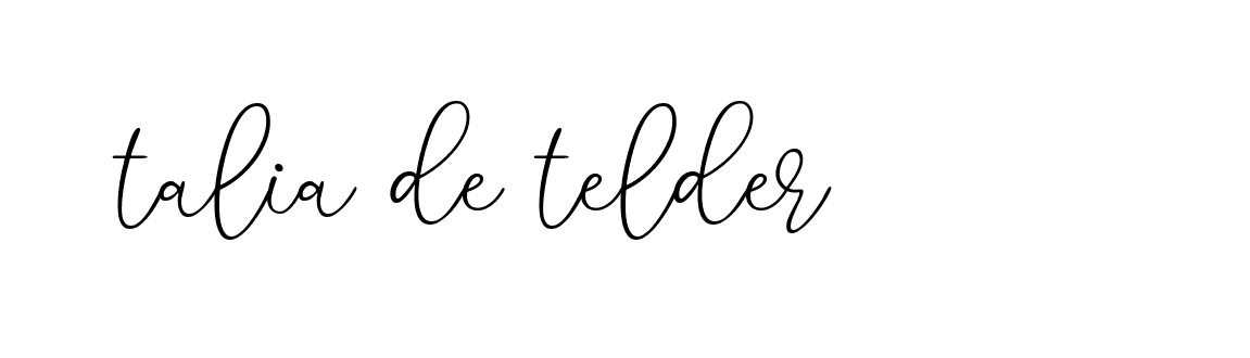 Signature of talia-de-telder