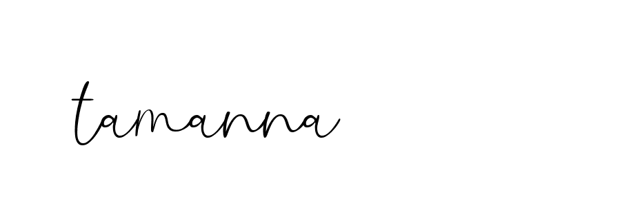 Signature of tamanna-