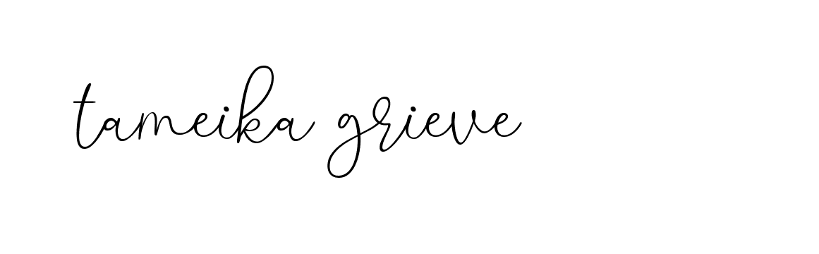 Signature of tameika-grieve-