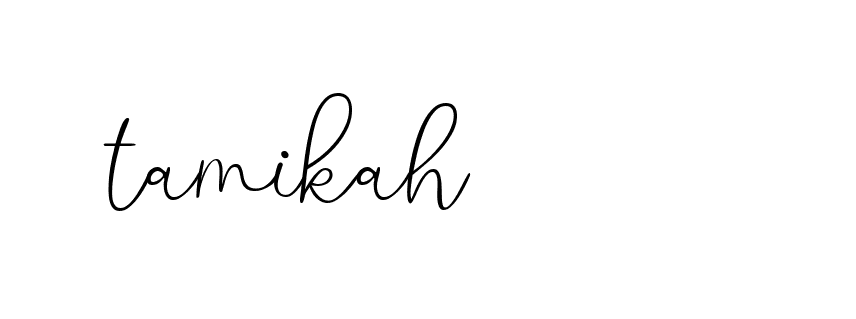 Signature of tamikah