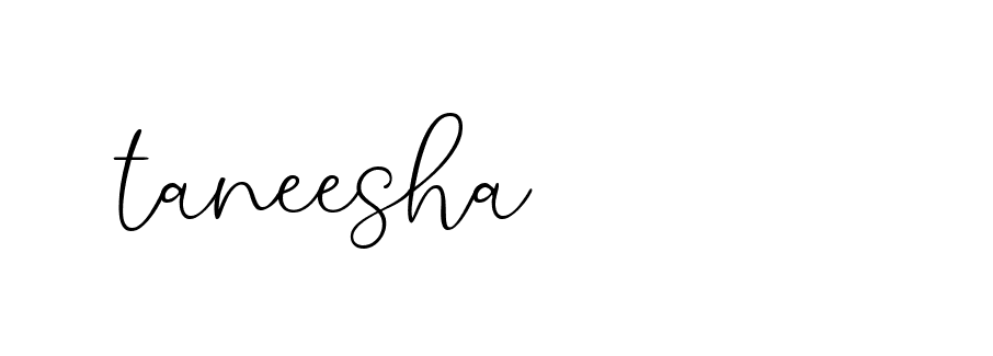 Signature of taneesha-